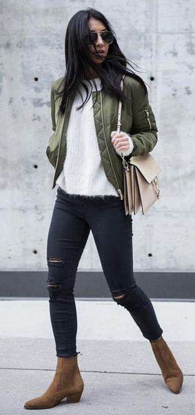 Ruffo suede bomber jacket Size 8UK