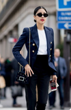 Theory navy wool blazer Size 8UK