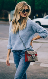 Sky blue cashmere sweater Size S