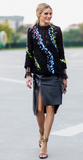Yves St Laurent embellished sweater Size 12UK