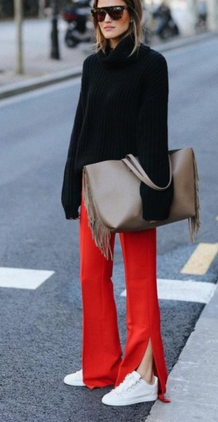 Anya Hindmarch taupe leather tote bag