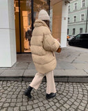 Prada camel parka with mink collar Size 6UK
