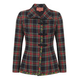 Emanuel Ungaro tartan jacket and wrap skirt Size 10/12UK