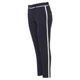 Vince navy military stripe trousers Size 6UK