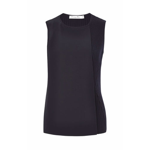 Christian Dior ribbed vest top Size 10UK