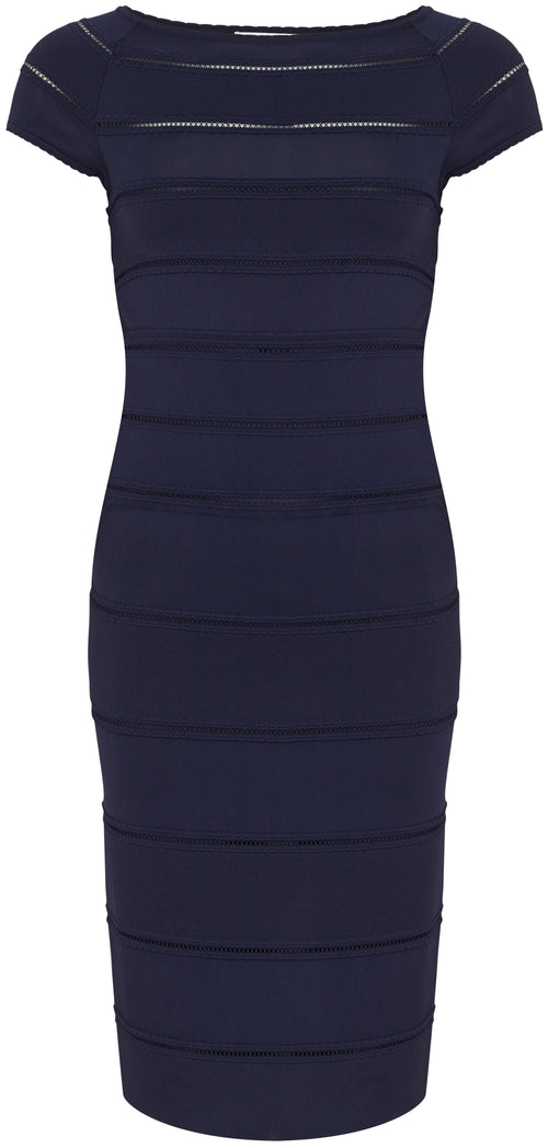 Christian Dior navy dress Size 8UK