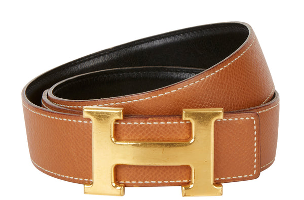 Hermès H reversible belts Size 70 and 72