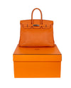 Hermès orange Birkin bag Size 35cm