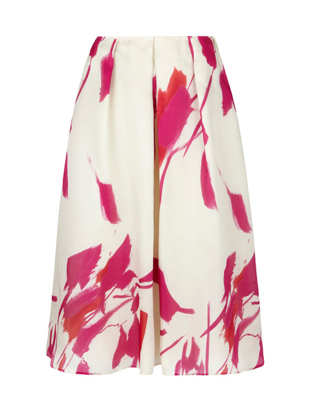 Louise Kennedy abstract print skirt Size S
