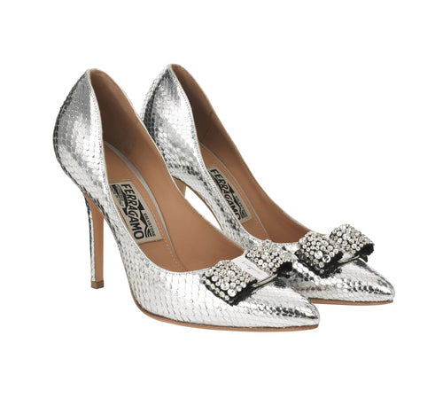 Salvatore Ferragamo python shoes Size 4½UK