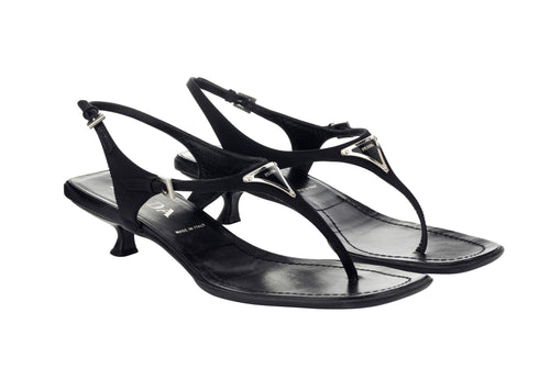 Prada kitten heeled sandals Size 6½UK