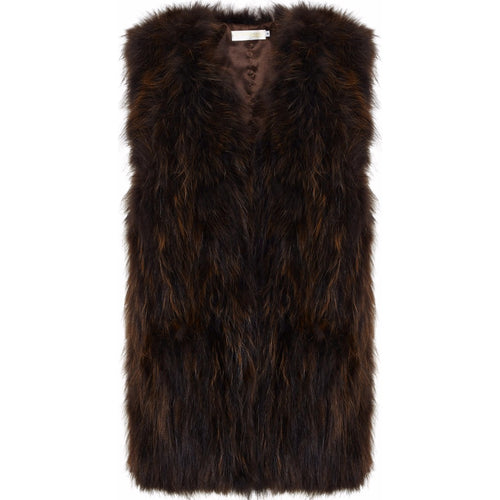 Layers Paris fox fur gilet Size M