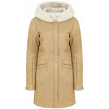 Prada camel shearling coat Size 10UK