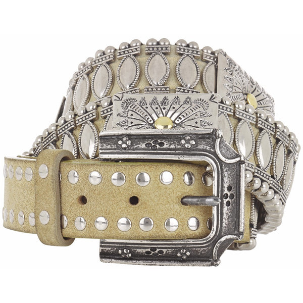Nanni embellished suede belt