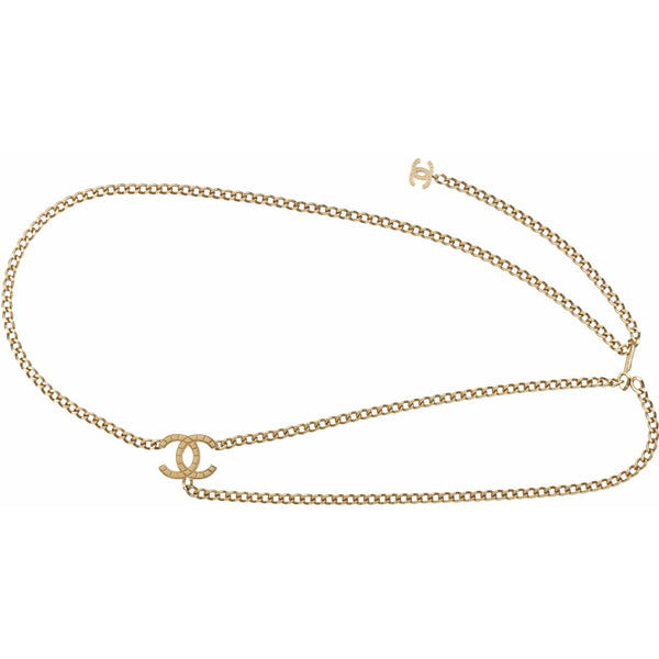 Chanel gilt chain belt