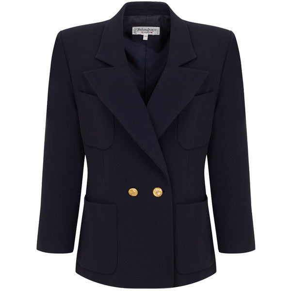 Yves St. Laurent navy jacket Size 8UK