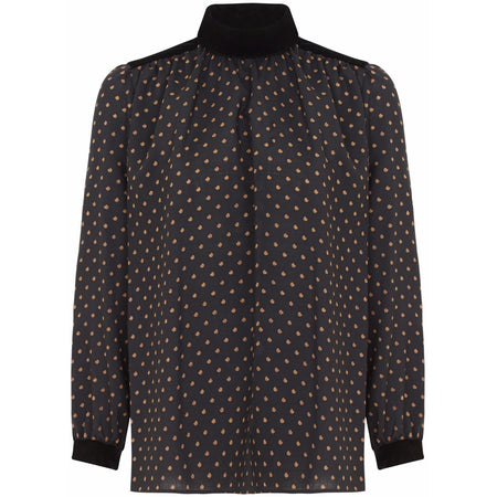 Erdem floral silk blouse Size 8UK