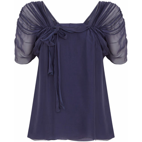 Alberta Ferretti silk chiffon top Size 10UK