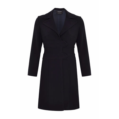 Emporio Armani black coat Size 14UK