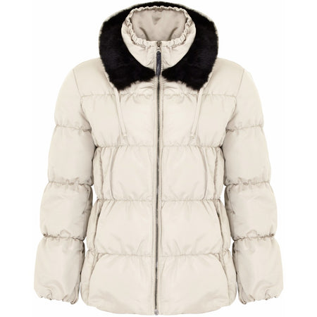 Burberry grey shearling jacket