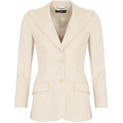 Dolce & Gabbana cream stripe blazer Size 10UK