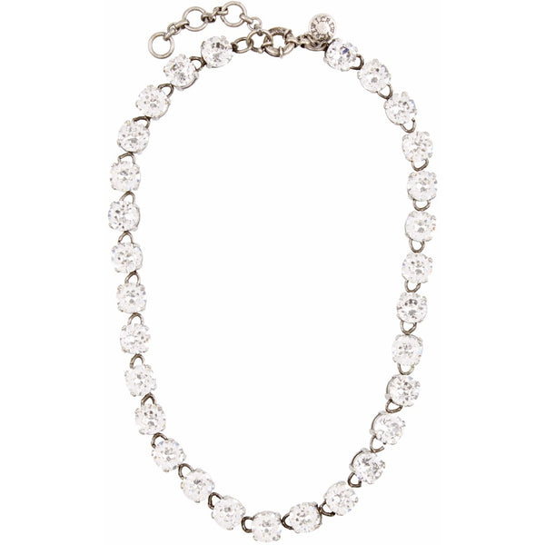 Pink Crystal Collar Necklace – Grace Alexis