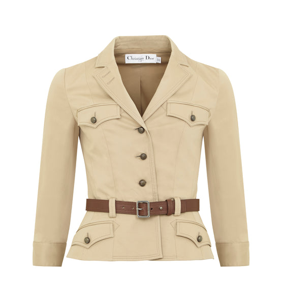 Christian Dior cotton "Bar" jacket Size 10UK