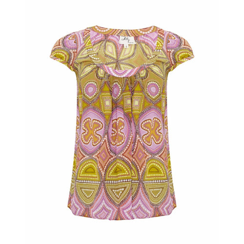 Milly vibrant print top Size 8UK