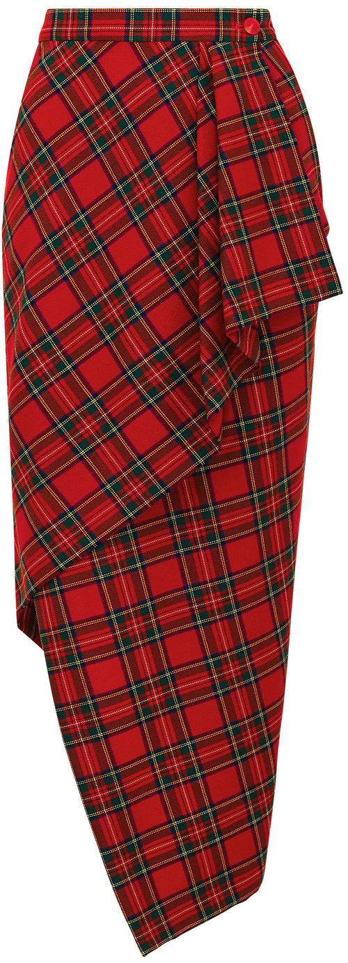 Emanuel Ungaro tartan wrap skirt Size 12UK