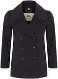 Burberry navy wool pea coat Size 6UK
