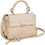 Salvatore Ferragamo blush leather handbag Size S
