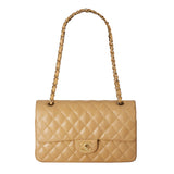 Chanel classic beige 11.12 leather bag