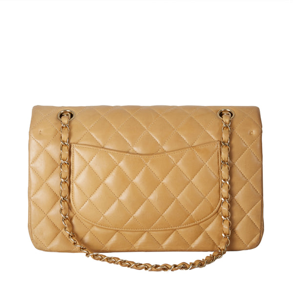 Chanel classic beige 11.12 leather bag
