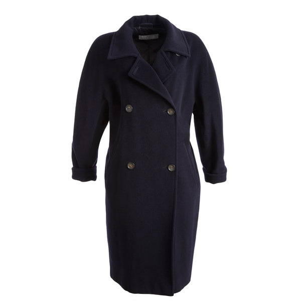 Maxmara dark navy coat Size 10 UK