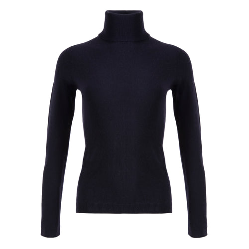 Ralph Lauren navy cashmere polo neck  Size S