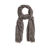 Harvey Nichols navy/grey print scarf