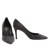 Gianvito Rossi grey suede court shoes Size 4UK