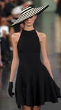 Moschino black shift dress Size 8UK