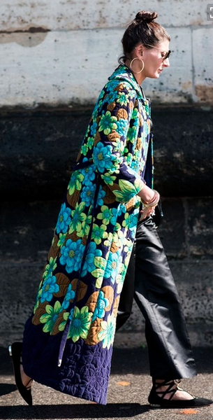Tracy Reese tropical print coat Size 8UK