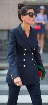 Yves St. Laurent navy jacket Size 8UK