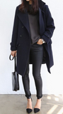Marni navy wool coat Size 8UK