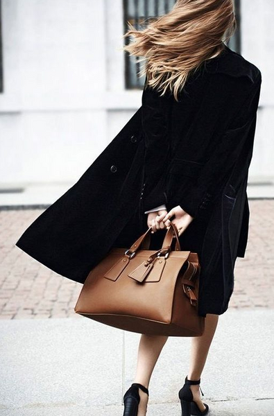 Chloé brown and black tote bag