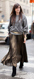 Yves St. Laurent velvet pleated skirt Size 8UK