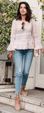 Nina Ricci lace top Size 10UK