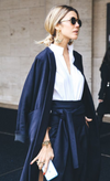 Prada midnight blue wool skirt Size 8UK