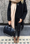 Prada hooded black parka Size 10UK