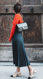 Franck Namani orange cashmere sweater Size 10UK