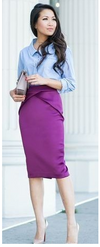 Yves St. Laurent velvet skirt Size 14UK