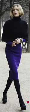 Yves St. Laurent velvet skirt Size 14UK