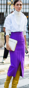 Yves St. Laurent velvet skirt Size 14UK